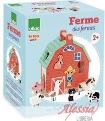 VILAC - GIOCO DELLE FORME IN LEGNO VILAC. LA FATTORIA.