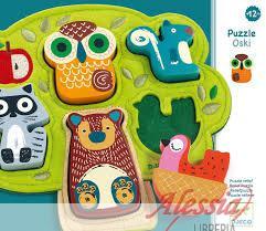 DJECO - PUZZLE IN LEGNO E FELTRO BOSCO E ANIMALI DJECO