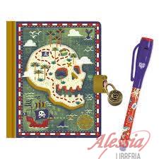 DJECO - MINI DIARIO SEGRETO PIRATI CON PENNA. DJECO