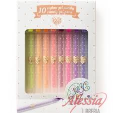 DJECO - 10 STYLOS GEL CANDY DJECO