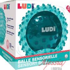 LUDI - PALLA SENSORIALE DA MASSAGGIO BLU. LUDI