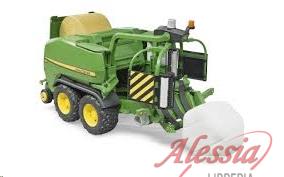 BRUDER - RIMORCHIO  IMBALLATRICE DEL FIENO JOHN DEERE