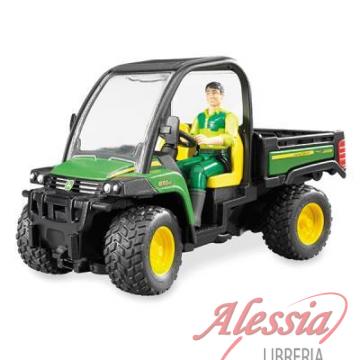 BRUDER - GATOR JOHN DEERE 855D CON FIGURA - BRUDER 02490