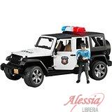 BRUDER - JEEP WRANGLER UNLIMITED RUBICON POLIZIA CON POLIZIOTTO - BRUDER 02526