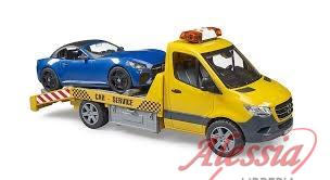 BRUDER - MB SPRINTER TRASPORTO BRUDER ROADSTER CON LUCI E SUONO - BRUDER