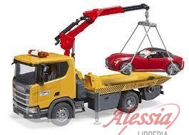 BRUDER - SCANIA SUPER 560R TRASPORTO BRUDER ROADSTER CON LUCI E SUONO