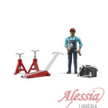 BRUDER - MECCANICO CON ATTREZZI 62100
