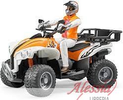 BRUDER - QUAD CON  PERSONAGGIO - BRUDER 63000