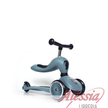 SCHNEIDER - MONOPATTINO HIGHWAYKICK 1. TRASFORMABILE 2 IN 1. COLOR VERDE FORESTA
