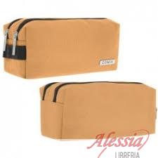 COMIX - ASTUCCIO 2 ZIP MONOCOLORE SENAPE COMIX